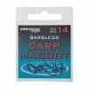 Drennan Carp Maggot Hooks - Barbless Size 12