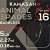 Kamasan Animal Heavy Hooks To Nylon - Size 10 5lb Barbless