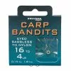 Drennan Carp Bandits Eyed Barbless Hooks To Nylon - Size 12 To 6lb