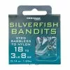Drennan Silverfish Bandits Eyed Barbless Hooks To Nylon - Size 12 To 5lb