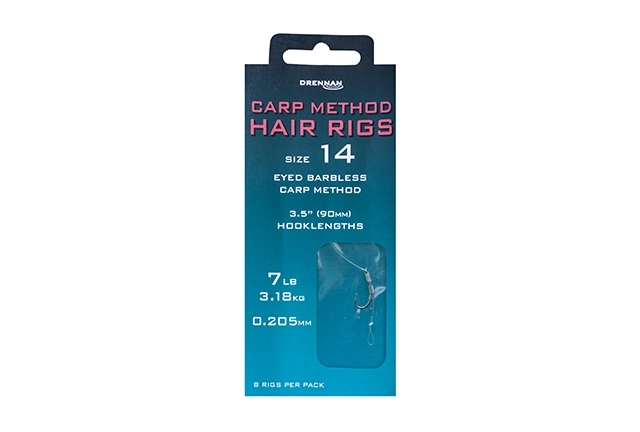 Drennan Carp Method Hair Rigs - Size 10 To 8lb