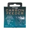 Drennan Carbon Feeder Hooks To Nylon - Size 10 To 7lb