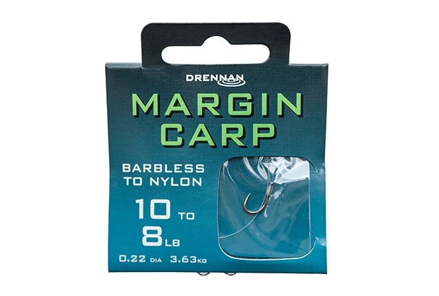 Drennan Margin Carp Hooks To Nylon - Size 10 To 8lb