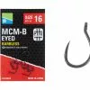 PRESTON INNOVATIONS MCM-B Barbless Eyed Hooks - Size 8