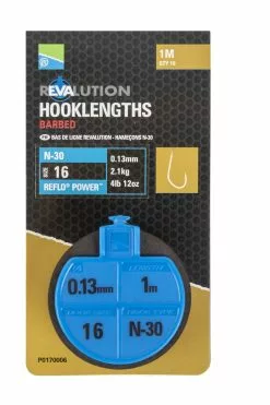 PRESTON INNOVATIONS N30 Revalution Hooklengths - Size 12