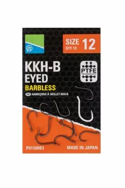 PRESTON INNOVATIONS KKH-B Barbless Hooks - Size 10