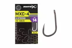 Matrix MXC-4 Ultimate Strength Barbless Eyed Hooks - Sz 14