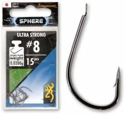 Browning Sphere Ultra Strong Black Nickle Hooks - 10
