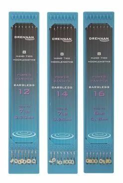 Drennan HTN Plate 6" Power Bandit Hooks To Nylon - Size 12