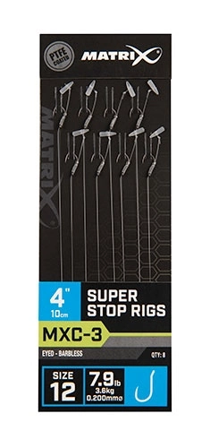 Matrix MXC-3 Super Stop Rigs - 10cm/4inch - Size 14 / 0.18mm