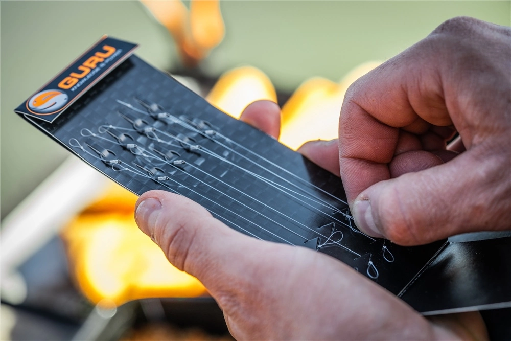 Guru QM1 Standard Hair Rig 4" - Size 10 (0.19mm) - Image 4