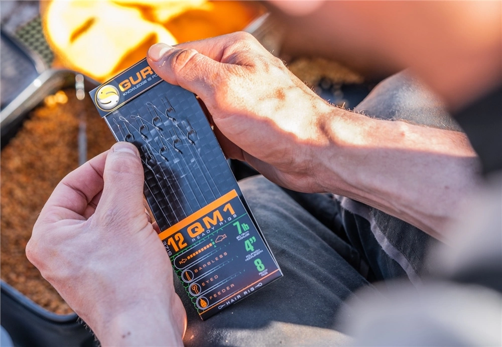 Guru QM1 Standard Hair Rig 4" - Size 10 (0.19mm) - Image 6