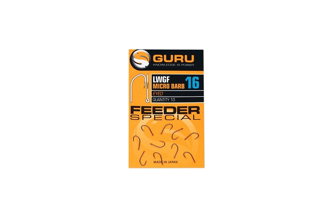 Guru LWG Feeder Special Eyed Hooks - Sz10 - Image 4