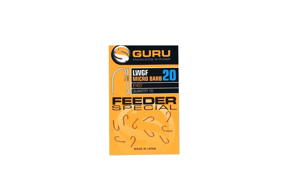 Guru LWG Feeder Special Eyed Hooks - Sz10 - Image 8