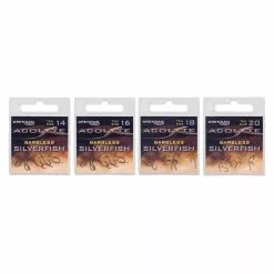 Drennan Acolyte Silverfish Barbless Hooks - Size 14