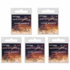 Drennan Acolyte Maggot Plus Barbed Hooks - Size 12
